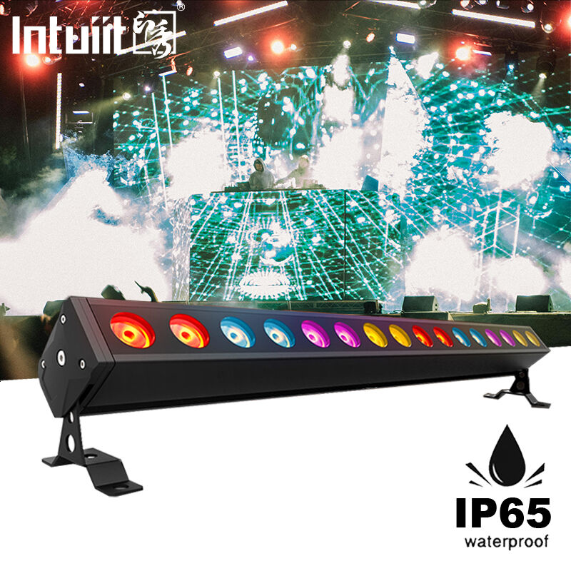 IP65 extérieur 16x5W RGBW 4 en 1 LED Lumière de barre de lave-vaisselle linéaire DMX512 Architecture de scène