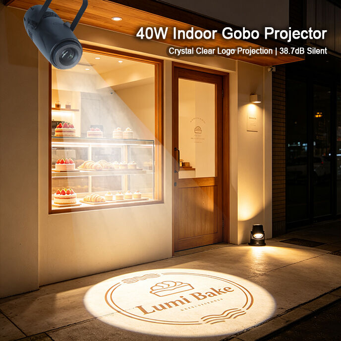 Projecteur de logo Gobo LED de 40 W