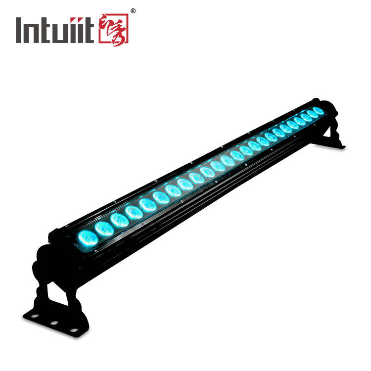 24x9w RVB 3 dans 1 a mené la lumière extérieure imperméable de tube d'ensemble de façade de lumière d'inondation de lavage de mur pour la jante