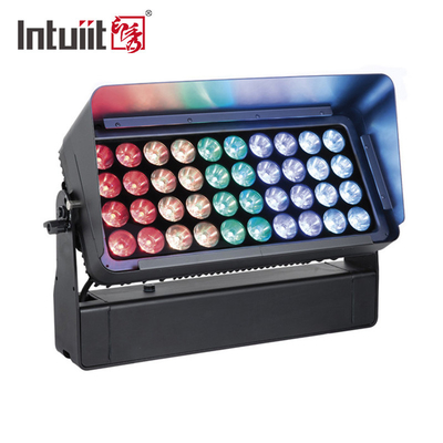 Éclairage extérieur imperméable de couleur de bâtiment de la ville IP65 de lumière de joint de mur d'inondation de 40X10W DMX RGBW 4 In1 LED