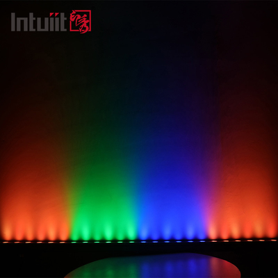 Le RVB a mené le projecteur architectural de la lumière 0.3M 0.5M 1M Linear Washer 24W Ip67 DMX512 de joint de mur