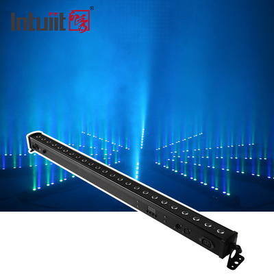 Joint professionnel de mur de lumières de stroboscope des guides optiques DMX RVB LED d'étape de 24*0.5W LED