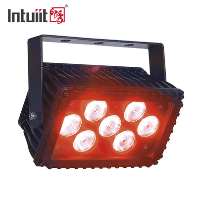 Éclairage de scène imperméable à l'eau 7x3W Rgbw Led Flood Light Dmx Blinder Wall Washer 4 en 1 lumières