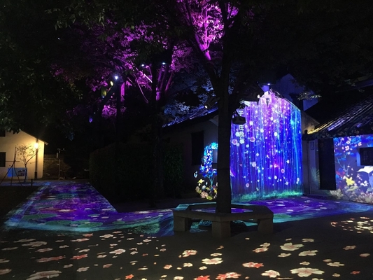 Source lumineuse LED Proyecteur extérieur Gobo 60 W 100 W 200 W 400 W Pour le marché du tourisme culturel