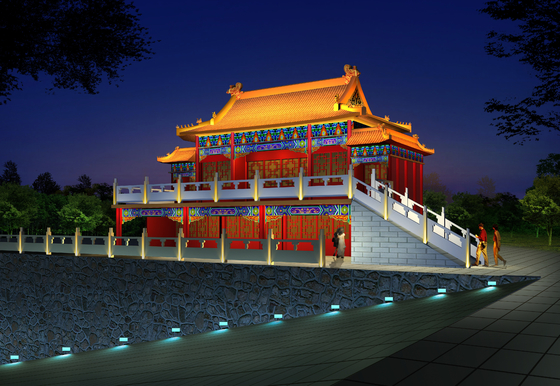 IP65 Couleurs extérieures RGB LED Arbre de jardin Lumière d'inondation haute luminosité Puissante lumière de projection de paysage 36 W
