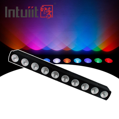 10* Tri 9W 3 en 1 haute luminosité de lumière d'inondation extérieure Dmx512 Led Wall Washer Spot Light
