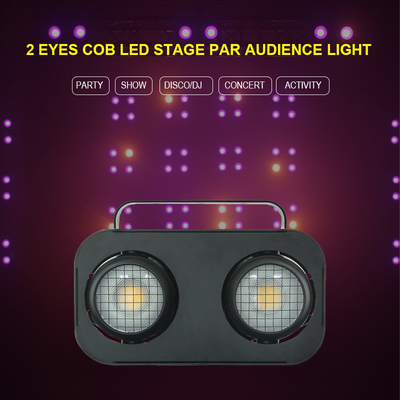 2 yeux 2*90W Dmx512 Contrôle de l'épissage du cob Le spectateur Effets aveugle Lumière de scène