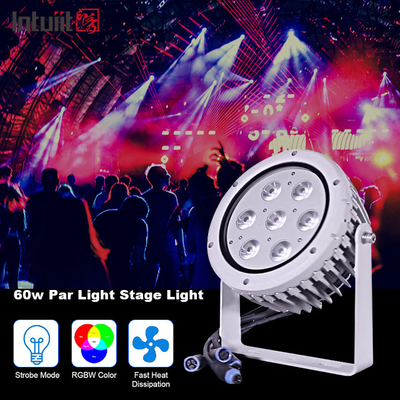 Ip65 extérieur Dmx 60w Rgbw a mené des lumières de tache de paysage pour le jardin