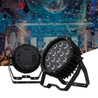 90W RGBW 4in1 par étroit à LED plat par peut lumière pour l'extérieur de la lumière de la scène dj événement
