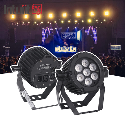 Lumière de scène LED 7X22W RGB Aluminium DMX512 LED Par Lumière pour les mariages