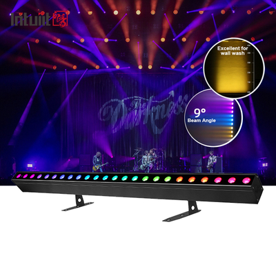 Projecteur mural LED RGBW 24x2W pour utilisation en intérieur, pour mariage, DJ, soirée, projecteurs ascendants haute luminosité