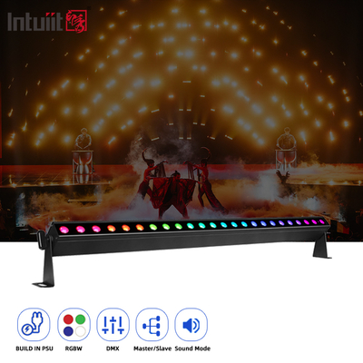 24x2W DMX LED BAR RGBW 4IN1 LED Stage Dmx512 Laveuse murale À l'intérieur