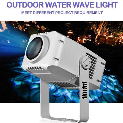 Projecteur LED RGBW extérieur 60W à motifs d'eau colorés, étanche IP65, pour projection paysagère
