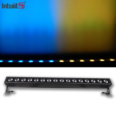 Projecteur mural LED 16*5W RVB DMX IP65 Boîtier en aluminium Éclairage de lavage mural extérieur étanche DMX512 Éclairage de bâtiment extérieur
