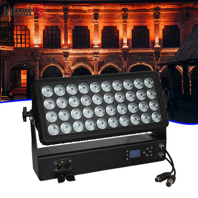 400W extérieur IP65 imperméable à l'eau Cité Couleur 40x10W RGBW 4in1 LED Wall Wash Light
