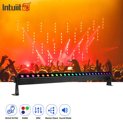 24X2W 4in1 RGBW LED Lumière de lave-vaisselle à LED Longue barre lumineuse DMX 512