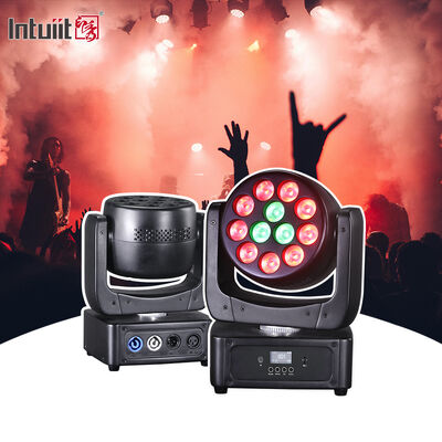 LED 12x8W Lumière de tête mobile RGBW par DMX 512 Lumières de scène activées par le son