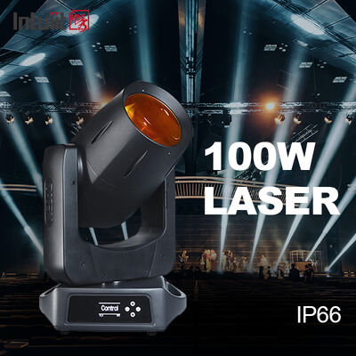 Ip66 imperméable à l'eau 100w tête mobile lumière extérieure tête mobile laser