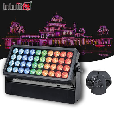 LED 40X10W RGBW 4 en 1 Étanche Extérieur Lave-mur Paysage Lampe LED Projecteur Mural Projecteur