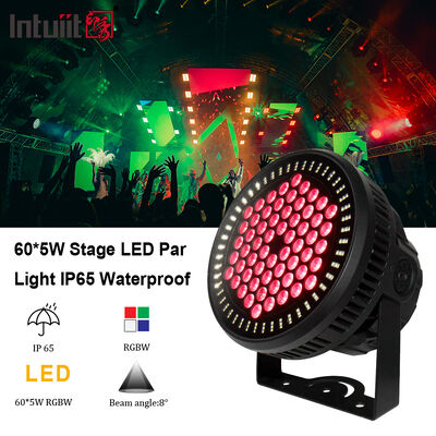 Par LED extérieur IP65 60x12W RGBW 4EN1 Étanche DMX Projecteur LED
