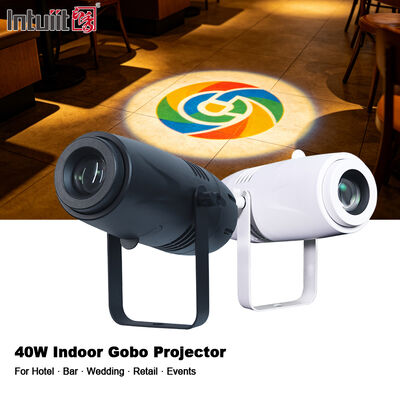 Projecteur publicitaire LED haute définition 40W, projecteur de logo Gobo certifié CE RoHs