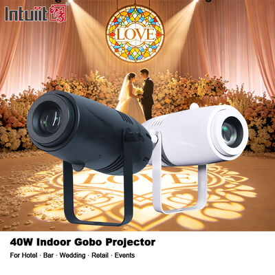Projecteur de logo LED intérieur de 40 W pour la publicité HD Projecteur d'image pour la marque de magasin