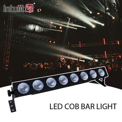 Contrôle de pixels 8x15W RGB 3 en 1 LED barre linéaire DMX512 Laveuse murale intérieure Lumière de lavage de scène pour mariage Banquet Hall Club