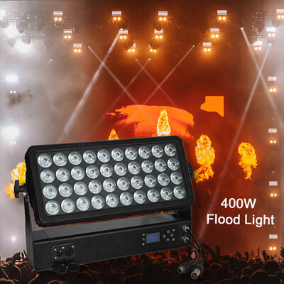 Projecteur LED RGBW 4 en 1, imperméable conforme à la norme IP65, éclairage d'extérieur professionnel, 40x10W, éclairage mural à large faisceau, pour éclairage architectural de paysage urbain