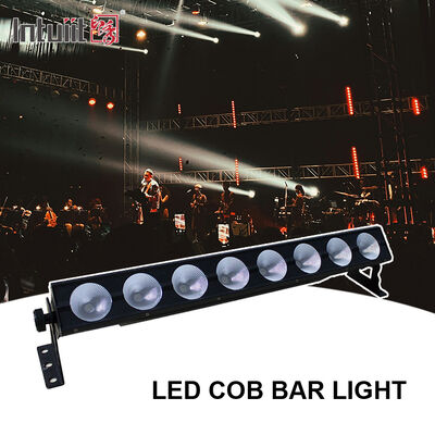 8x15W RGB 3 en 1 DMX512 LED Légère Laveuse murale Lumière de barre de scène Lumière de lavage intérieure pour l'événement de l'atelier de l'église