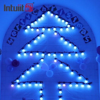 15M lumière imperméable de ficelle de décoration de patio de fête de Noël de jardin de lumière d'étape de l'ampoule LED de 20 pixels