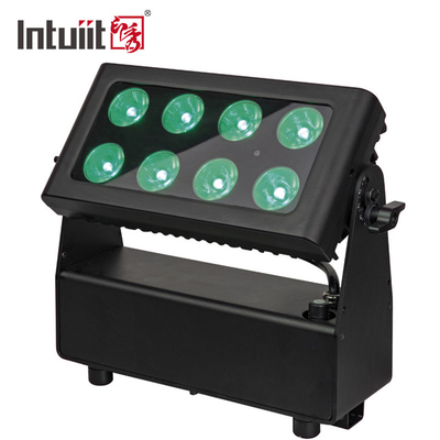 l'étape du contrôle LED de 8*10W RGBWA IR allume le projecteur d'éclairage sans fil à piles de lavage de couleur de ville