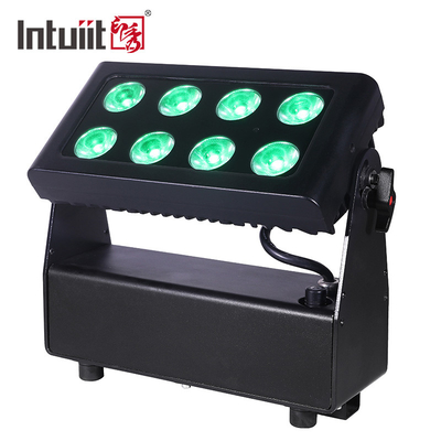L'étape à piles de ROSH LED s'allume RGBWA + 6 UV dans 1 RGBW a mené les projecteurs DMX512 d'inondation