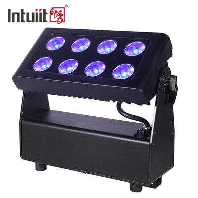 8*15w 4 en 1 Ip65 alimenté par batterie LED Uplights Rgbw Party Light