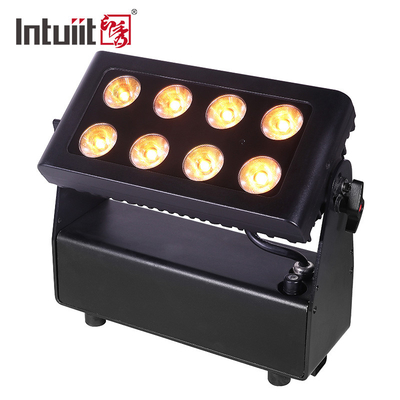 L'ABS l'étape menée qu'à piles allume 72W Rgbw+UV 4 dans 1 radio a mené Uplight