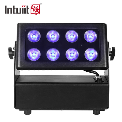 Joint extérieur imperméable du mur IP65 8*15W 4 dans 1 lumière d'étape de mur de batterie menée de RGBW