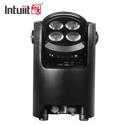 Wifi imperméable a mené à télécommande à piles sans fil des lumières 4x12w RGBW Dmx de pair