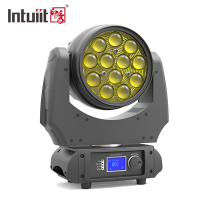 12x10w le bourdonnement du rgbw 4in1 a mené le faisceau lumineux de tête mobile de lavage pour la disco Ktv de partie